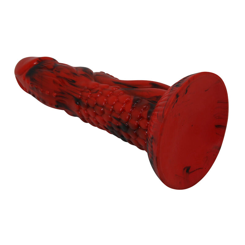 img_232124_c6834750feeddcde17cda07fe8c9b33e_1.jpg POWER MONSTERS - MINOTAUR FANTASY DILDO WITH SUCTION CUP 21 CM Ø 5 CM RED BLACK