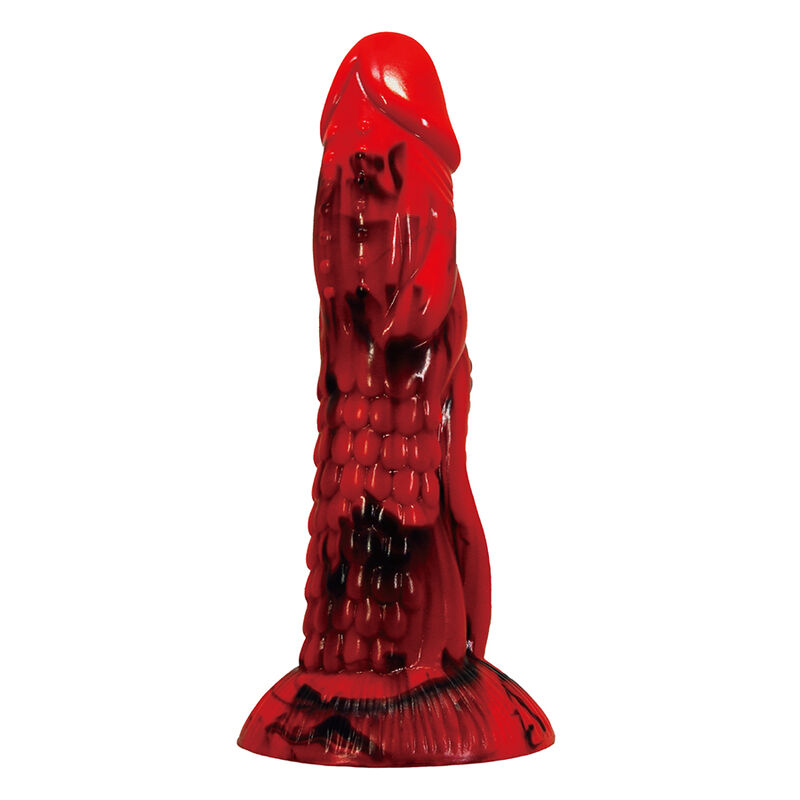 img_232125_de269d07ffb8341ab81b5b0104c7bd2d_1.jpg POWER MONSTERS - MINOTAUR FANTASY DILDO WITH SUCTION CUP 21 CM Ø 5 CM RED BLACK