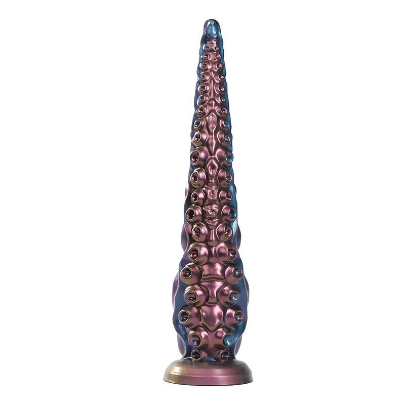 POWER MONSTERS - ABYSSAL TENTACLE TRICOLOR FANTASY SILICONE DILDO 46 CM Ø 7 CM