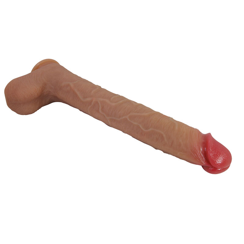 PRETTY LOVE - TERIN PLUS REALISTIC SILICONE DILDO WITH SUCTION CUP 37.6 CM Ø 5.5 CM