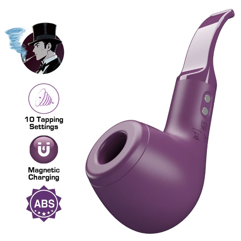 img_234245_a241ba105acbcced2aa572bce0c87367_1.jpg PRETTY LOVE - PIPE STIMULATOR WITH 10 TAPPING SETTINGS PURPLE