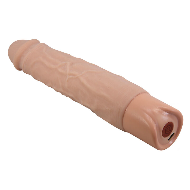 PRETTY LOVE - KESSLER REALISTIC VIBRATING DILDO WITH 10 VIBRATION MODES AND 10 THROWS, 22 CM NATURAL