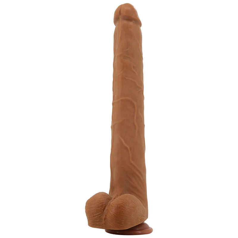 PRETTY LOVE - VIGGO REALISTIC SOFT-TOUCH SKIN-SLIDING DILDO 36,5 CM BROWN