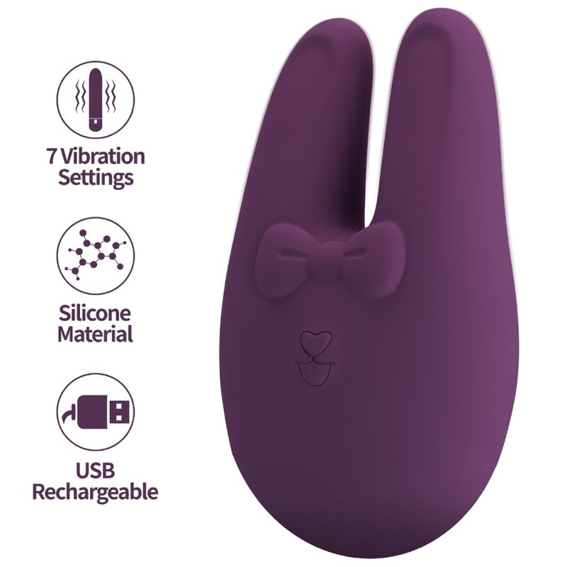 img_234538_679ea2b8cf056cc20f09ecc0441e64a7_1.jpg ROMANCE - BUNNY EXTERNAL STIMULATOR 7 VIBRATION MODES
