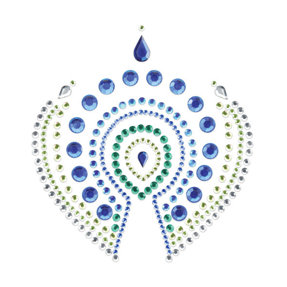 BIJOUX - INDISCRETS FLAMBOYANT AZUL  VERDE