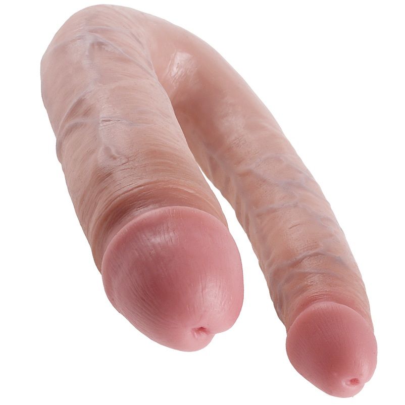 img_29481_4c05f0c3faecc3ca06a767b7c261e459_1.jpg KING COCK - U-SHAPED LARGE DOUBLE TROUBLE FLESH 17.8 CM