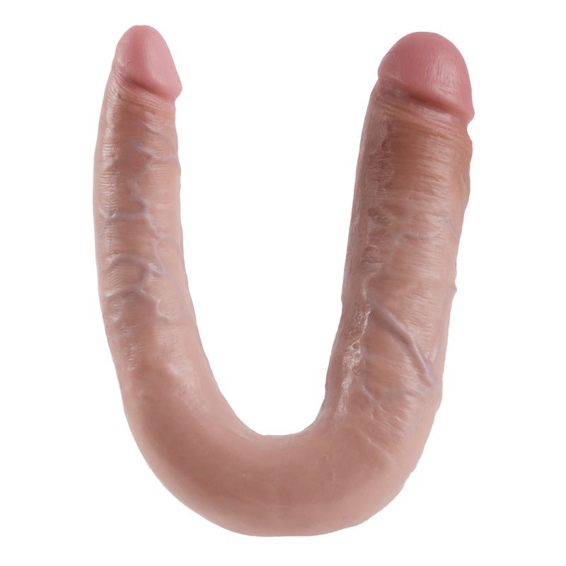 img_29483_e839a245a1a47d742e15e05e852fa0f2_1.jpg KING COCK - U-SHAPED LARGE DOUBLE TROUBLE FLESH 17.8 CM