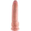 KING COCK - 9 PENE REALÍSTICO NATURAL 22.9 CM