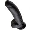 img_29636_a50d93007c7b31b919e569629dcca1c2_1.jpg KING COCK - DILDO BLACK WITH BALLS 22.9 CM