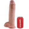 KING COCK - 11 PENE REALÍSTICO NATURAL 28 CM