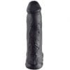 KING COCK - 12 DILDO BLACK WITH BALLS 30.48 CM