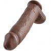 img_29687_0456f8980d2e1f58ca0c174aacdd71bf_1.jpg KING COCK - DILDO BROWN WITH BALLS 30.48 CM