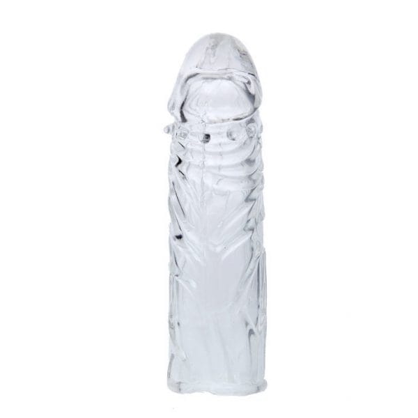 img_31610_7402bff6a3ed52e31bfc2aa306884ec3_1.jpg BAILE - FUNDA TRANSPARENTE PARA EL PENE EN SILICONA 13 CM