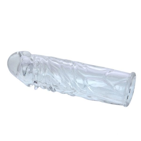 img_31614_1107a43573767ff2fa3e6a086a1dd842_1.jpg BAILE - FUNDA TRANSPARENTE PARA EL PENE EN SILICONA 13 CM