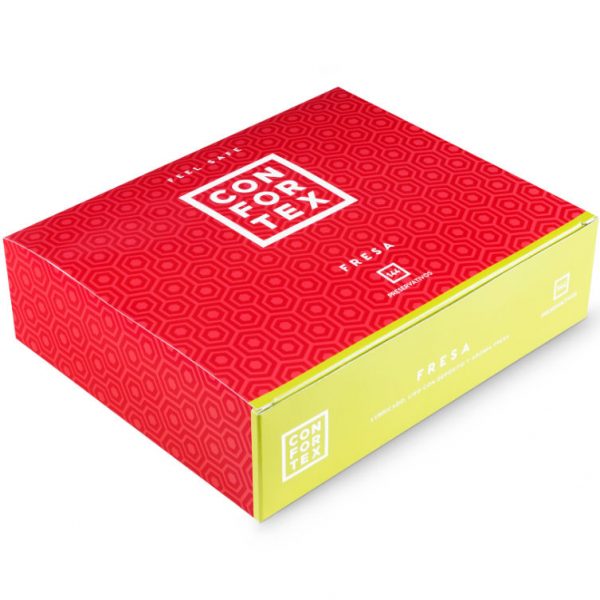 img_41890_6a4ec91fc602acb5f7c318cd2814f761_1.jpg CONFORTEX - PRESERVATIVOS FRESA CAJA 144 UDS