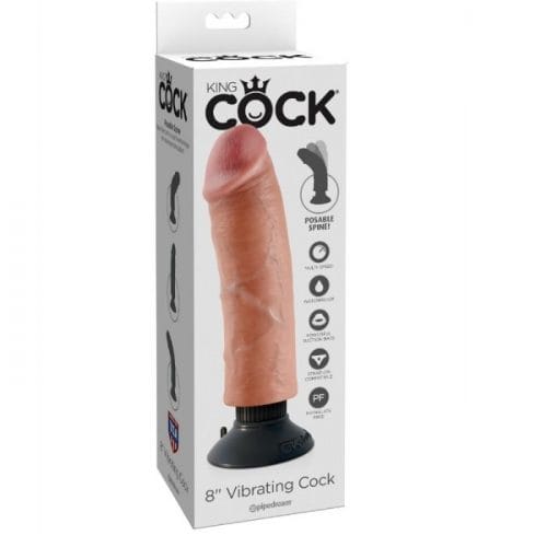 img_45027_4602d82e07e1828d5896b25d2baa0967_1.jpg KING COCK - DILDO VIBRADOR 20.32 CM NATURAL