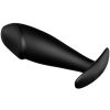 PRETTY LOVE - PLUG ANAL SILICONA FORMA PENE NEGRO
