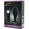 PRETTY LOVE - PLUG ANAL SILICONA FORMA ANCLA 12 MODOS VIBRACIÓN NEGRO
