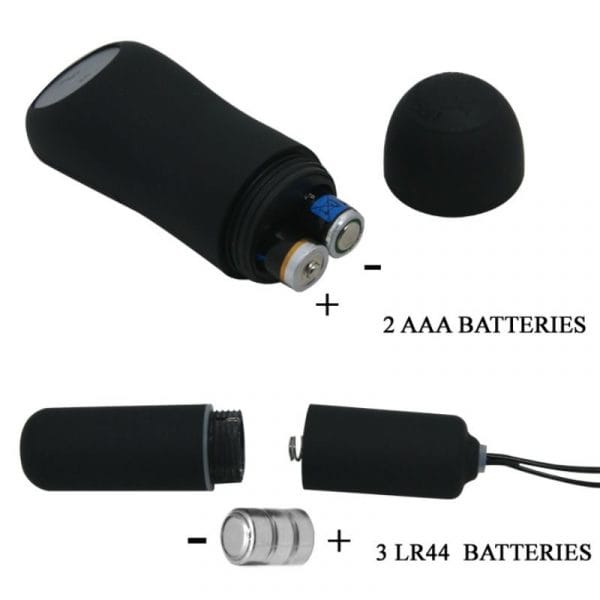 BAILE - TANGA CON BALA VIBRADORA Y CONTROL REMOTO NEGRO