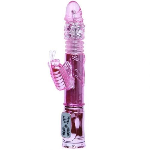 img_50225_40588a74104f3014f271b287c7e4d76c_1.jpg BAILE - VIBRADOR RECARGABLE CON ROTACION Y ESTIMULADOR THROBBING BUTTERF