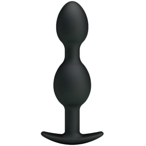 img_50366_1850a6fcb0130ed32cdde792c70efbd6_1.jpg PRETTY LOVE - BOLAS ANALES SILICONA 12.5 CM NEGRO