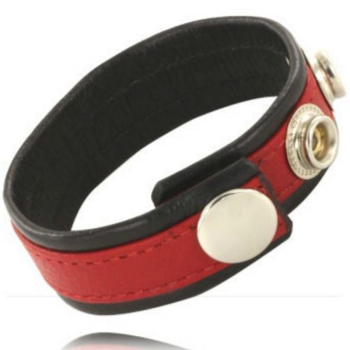 img_50513_56f0e165d4bb17333d438232eceeb44f_1.jpg LEATHER BODY - CORREA DE CUERO AJUSTABLE PARA PENE ROJA- NEGRA