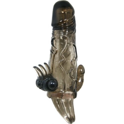 img_53193_31916c153d80dbe9a0f203d78cce28b6_1.jpg BAILE - BRAVE MAN FUNDA PENE ANAL Y CLITORIS VIBRADOR 16.5 CM NEGRO