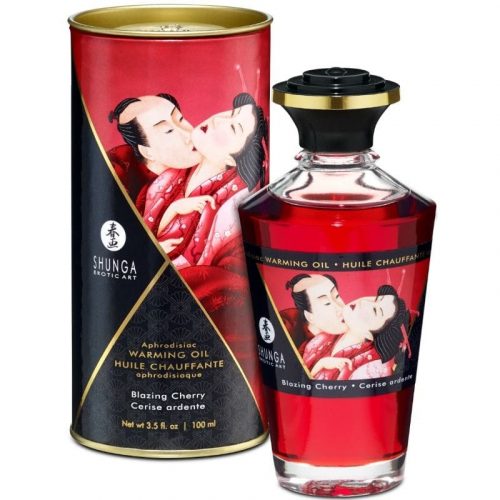 img_54962_fc36f220815558a6ae68bbd49ae23b02_1.jpg SHUNGA - ACEITE MASAJE EFECTO CALOR SABOR INTENSO CEREZA 100 ML