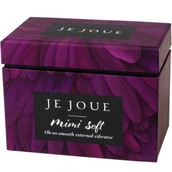 JE JOUE - MIMI SOFT VIBRADOR MASAJEADOR CLITORIAL CON PUNTA BLANDA NEGRO