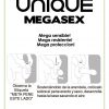 UNIQ - MEGASEX PRESERVATIVOS SENSITIVOS CON LIGUERO SIN LATEX 3 UNIDADES