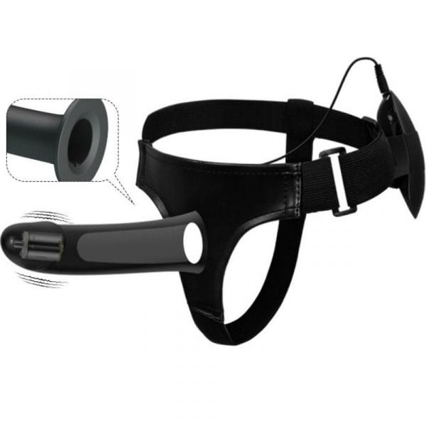 img_59062_e8179542fcd5a11a843184472b3f4a5b_1.jpg PRETTY LOVE - VITO STRAP ON CON DILDO HUECO Y VIBRACIÓN 17.3 CM