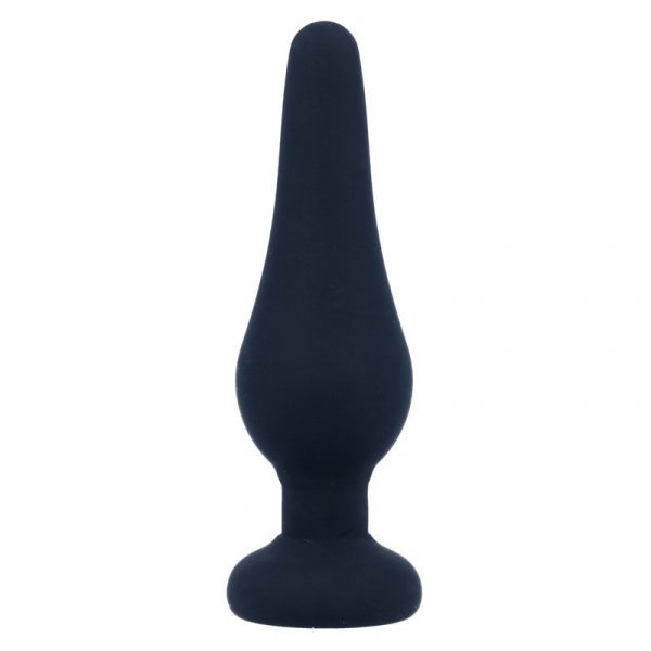 INTENSE - ANAL PLUG PIPO S SILICONE NEGRO 9.8 CM