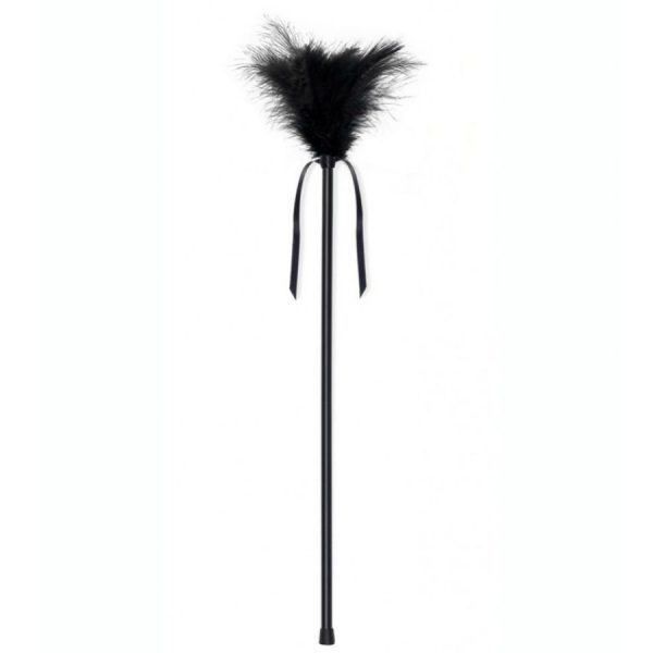 SECRETPLAY - PLUMERO PLUMAS NEGRO 40 CM