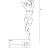 PASSION - WOMAN BS024 BODYSTOCKING BLANCO TALLA ÚNICA