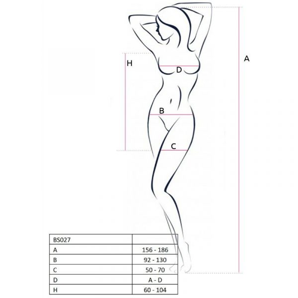 img_63465_a566736335930baddec621a4a9055f53_1.jpg PASSION - WOMAN BS027 BODYSTOCKING ESTILO VESTIDO BLANCO TALLA ÚNICA