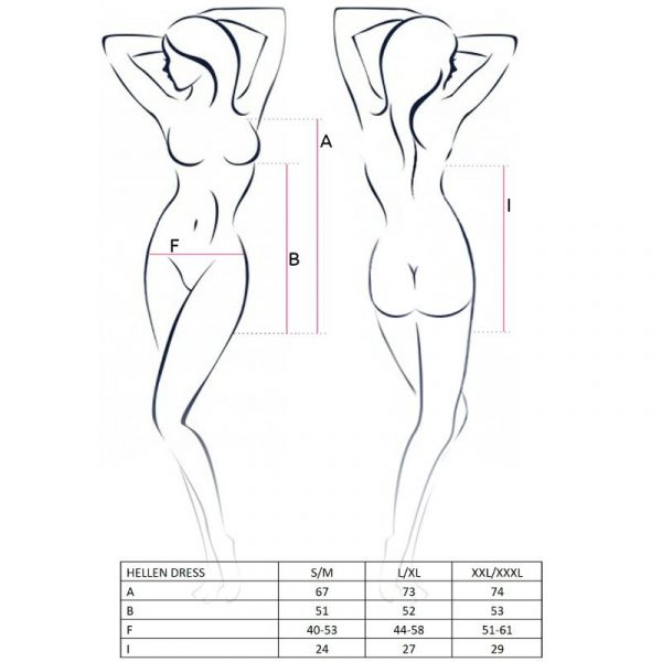 img_64541_064e6c3e0e6765c19393c79eccbc4fae_1.jpg PASSION - WOMAN HELLEN VESTIDO Y TANGA TALLA L/XL