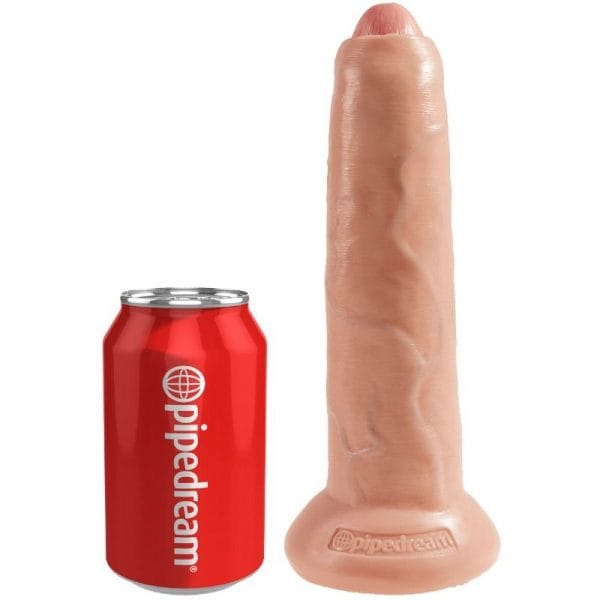 img_66106_47eb9d7fa4fa3eafddc09cad6735c081_1.jpg KING COCK - DILDO REALÍSTICO UNCUT NATURAL 23 CM