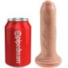 KING COCK - DILDO REALÍSTICO UNCUT NATURAL 15 CM