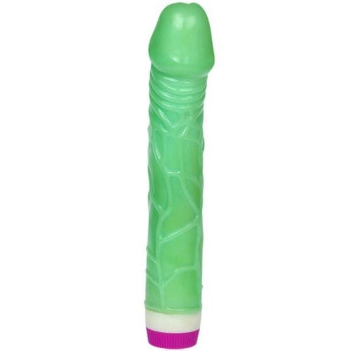 img_68478_e6c425819a0bec7b048bbc004829fd68_1.jpg BAILE - WAVES OF PLEASURE VIBRADOR 23 CM VERDE