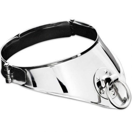 img_71330_be5f9b43e5be43aca12dd024241c6f61_1.jpg METAL HARD - COLLAR RESTRICCION CON ANILLA Y CANDADO 12.5 CM