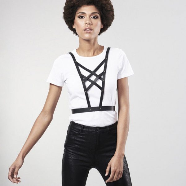img_73239_efb9fd18710c87d755cc86017384688b_1.jpg BIJOUX - INDISCRETS MAZE ARNES CRUZADO CON ESCOTE NEGRO