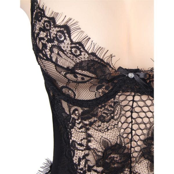img_76811_1fce583aa1abab450bac6dc480c42108_1.jpg SUBBLIME - TEDDY ENCAJE FLORAL Y CON FLECOS NEGRO TALLA GRANDE