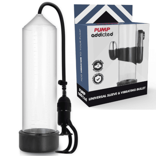 img_77491_3187436725fb44dc0d98c8d0f44f64f0_1.png PUMP ADDICTED - BOMBA ERECCIÓN RX5 TRANSPARENTE CON VIBRADOR