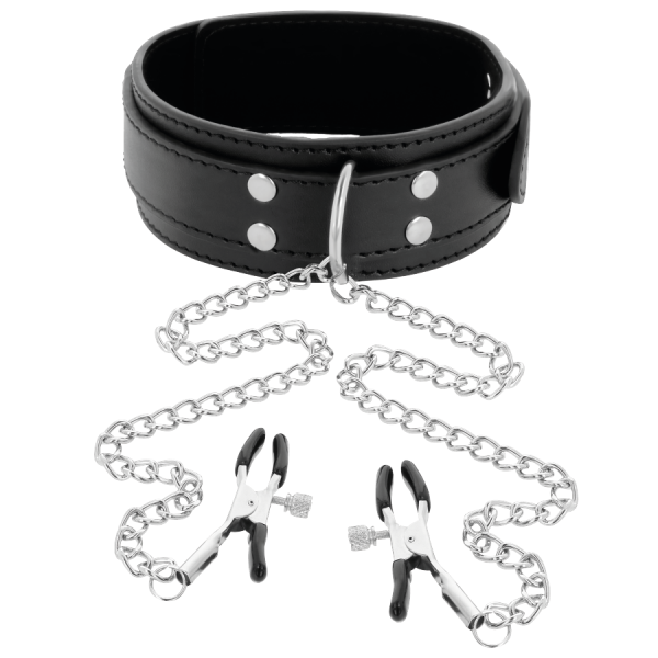 img_78817_5211de148c803907a63e6578a6c3710a_1.png DARKNESS - COLLAR CON PINZAS PARA PEZONES NEGRO