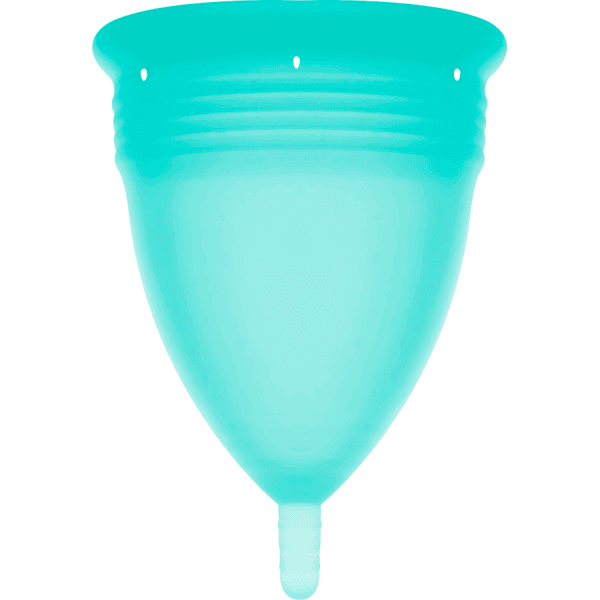 STERCUP - COPA MENSTRUAL FDA SILICONA AQUAMARINA - TALLA S
