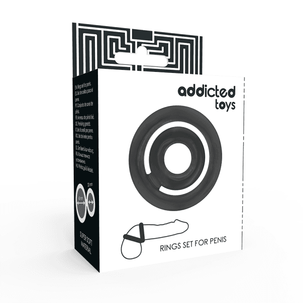 img_82321_4632b6057bf26a35998f884077f6ae1e_1.png ADDICTED TOYS - POTENZ SET ANILLOS PENE NEGRO