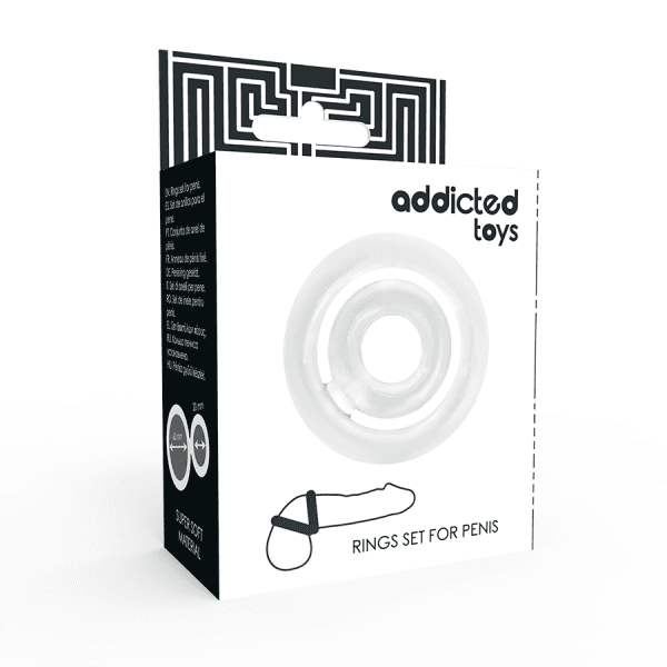 img_82326_51f6452a9654073516ece03198201d87_1.png ADDICTED TOYS - POTENZ SET ANILLOS PENE CLEAR