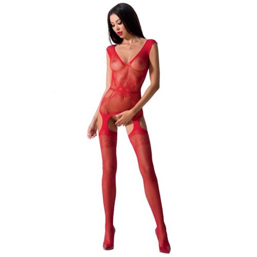 img_83000_f7a67e8dd0c6dc61ffdede0dfa1960e0_1.jpg PASSION - WOMAN BS062 BODYSTOCKING ROJO TALLA ÚNICA