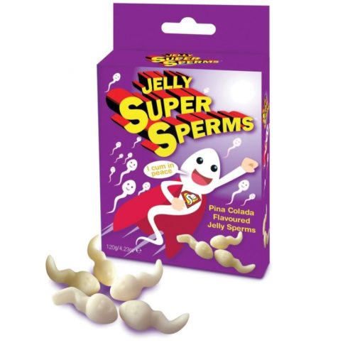 img_84969_776daf69f83624ced407b24a15c40771_1.jpg SPENCER  FLEETWOOD - JELLY SUPER SPERM GOMINOLAS FORMA ESPERMA 120 GR