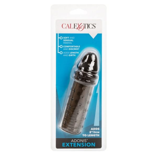 CALEXOTICS - EXTENSIÓN DE SILICONA PARA EL PENE NEGRO